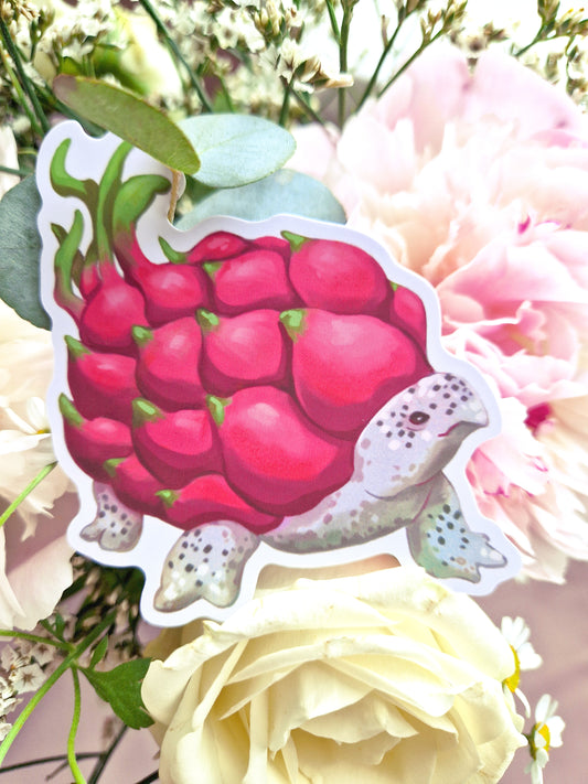 Drachenfruchtschildkröte Sticker