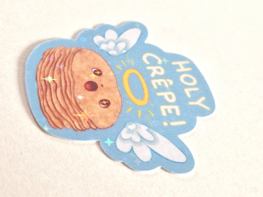 Holy Crepe Glitzer Sticker