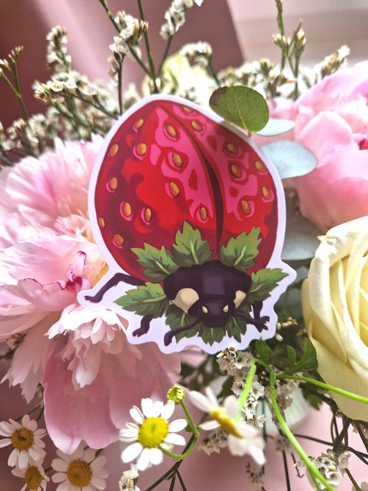 Erdbeerkäfer Sticker