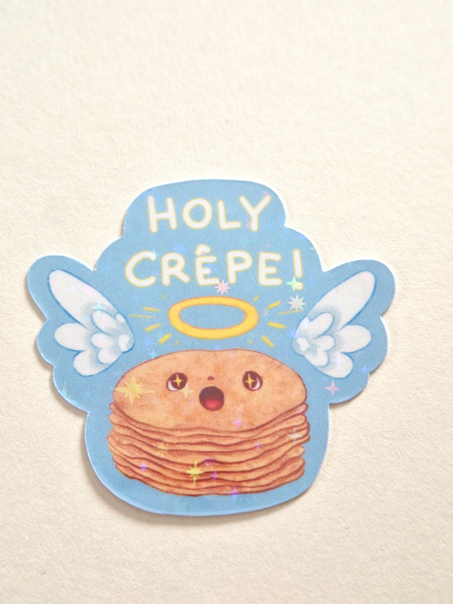 Holy Crepe Glitzer Sticker