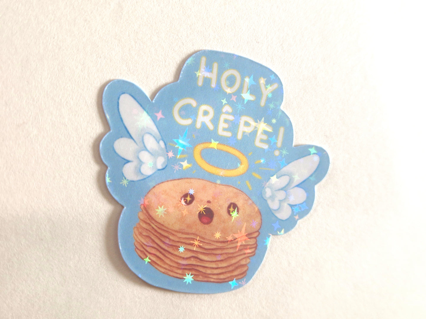 Holy Crepe Glitzer Sticker
