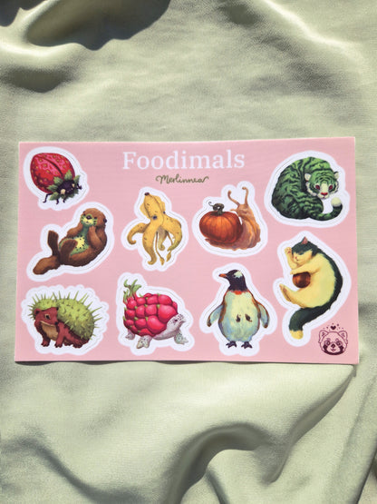 Foodimals Sticker Sheet