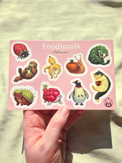 Foodimals Sticker Sheet