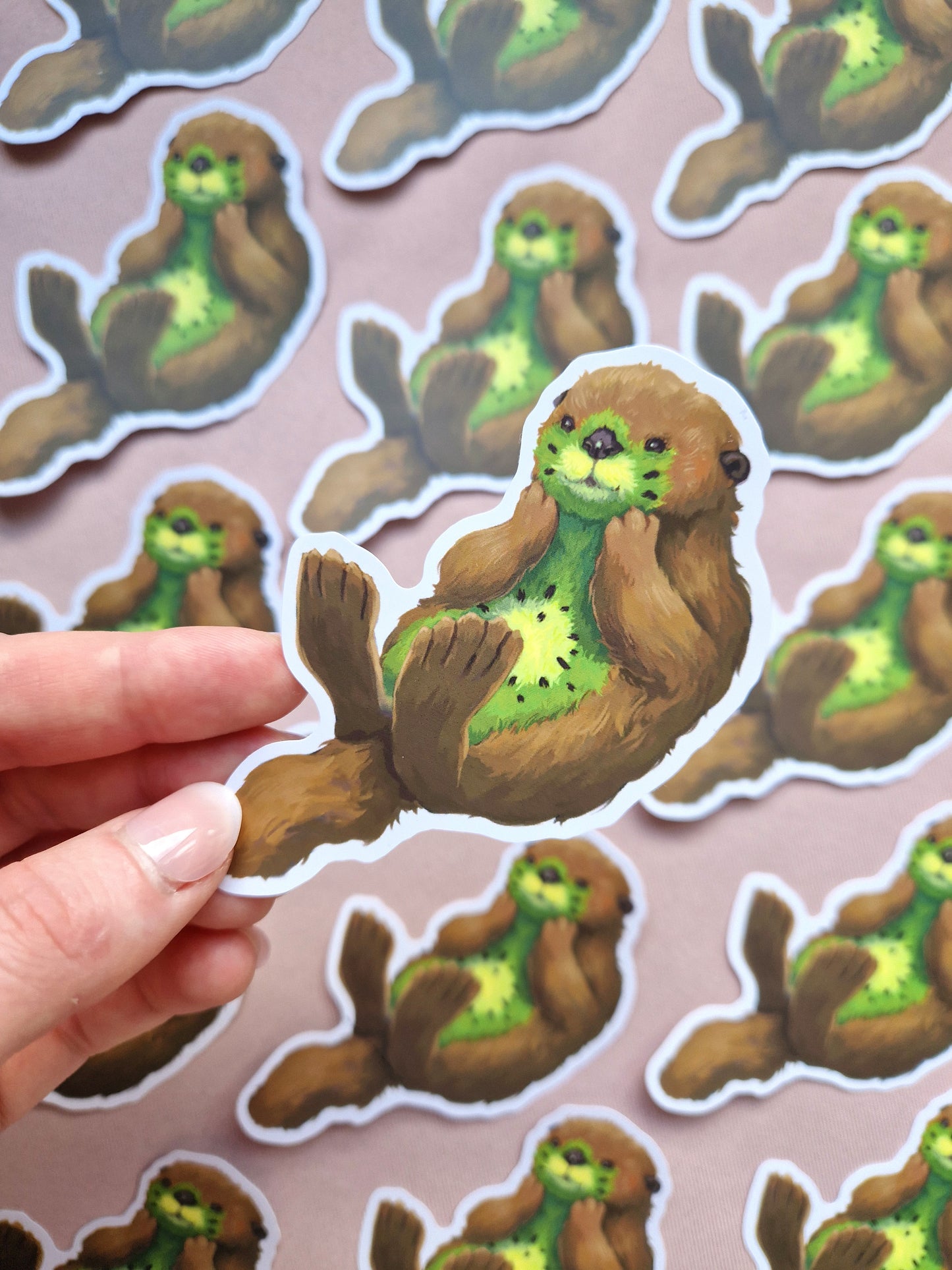 Kiwiotter Sticker
