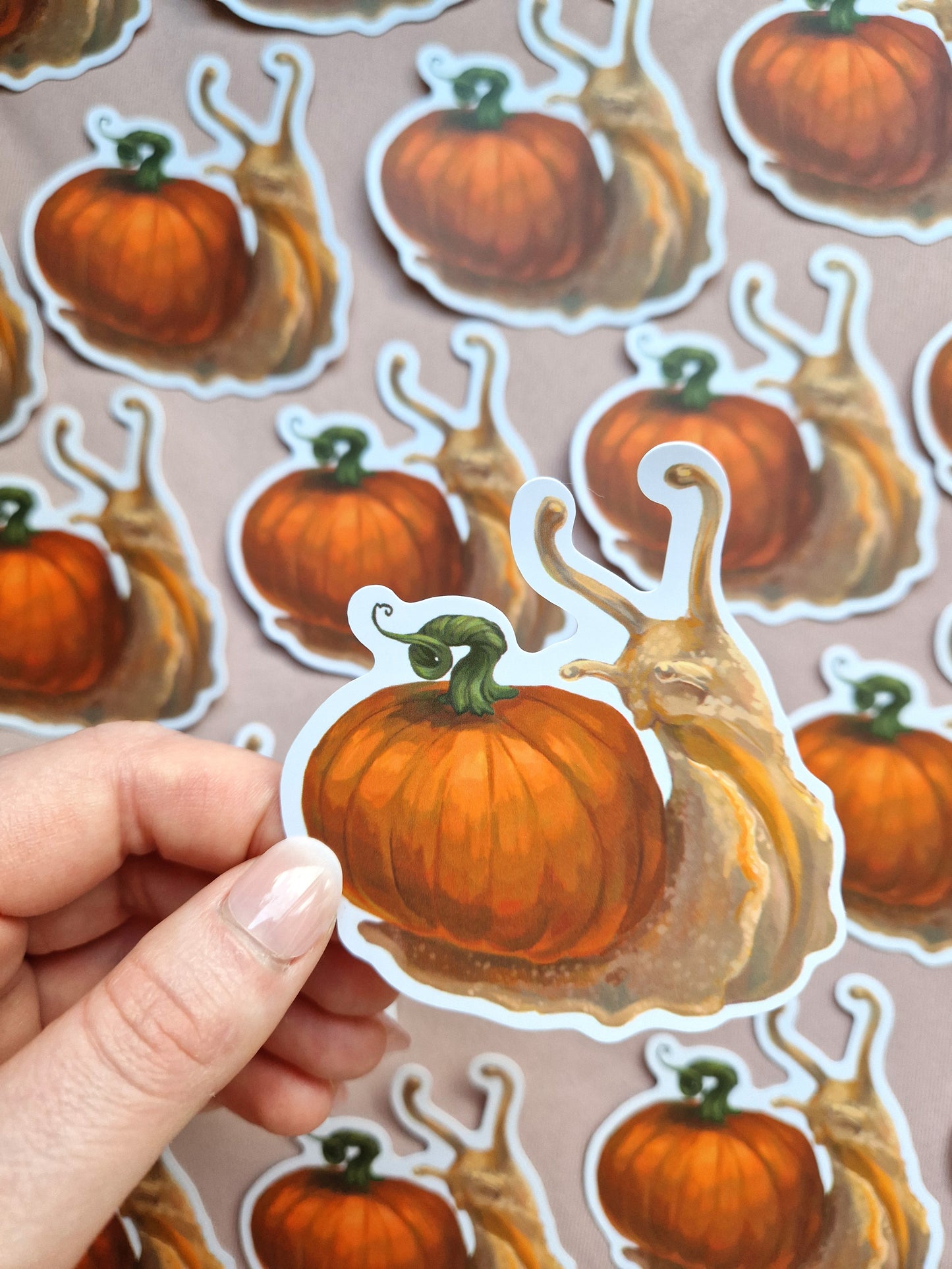 Kürbisschnecke Sticker