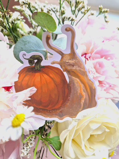 Kürbisschnecke Sticker