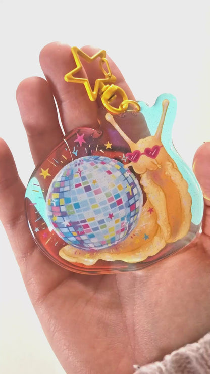 Disco Snail Schlüsselanhänger