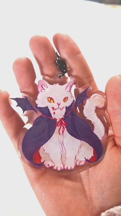 Vampirkatze Schlüsselanhänger