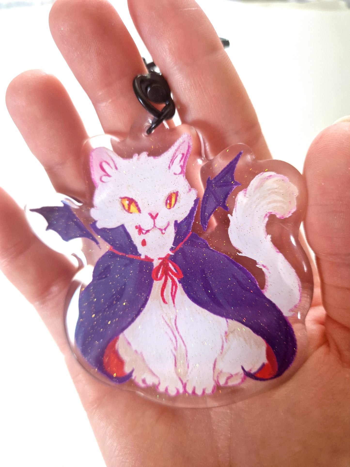 Vampirkatze Schlüsselanhänger